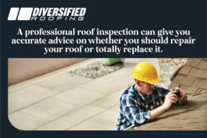 Professional roof inspection